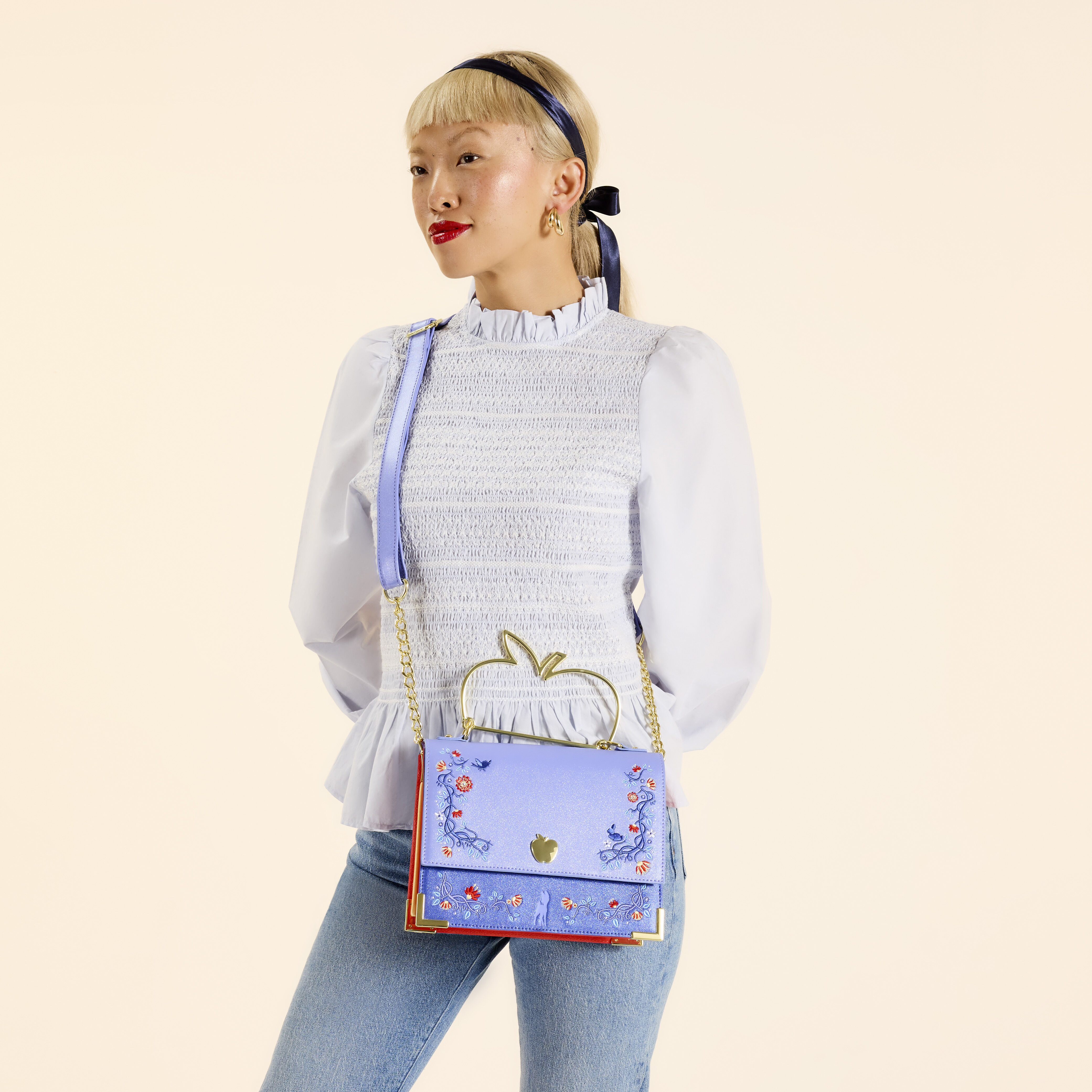Snow White Shimmer Crossbody Bag | Loungefly